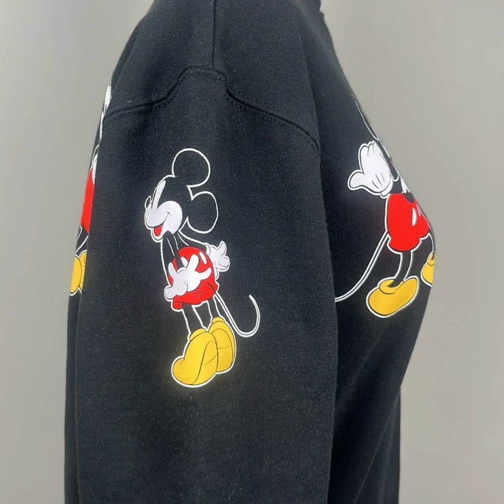 Walt Disney World‎ Unisex Black Crewneck Mickey Mouse Sweatshirt SZ S